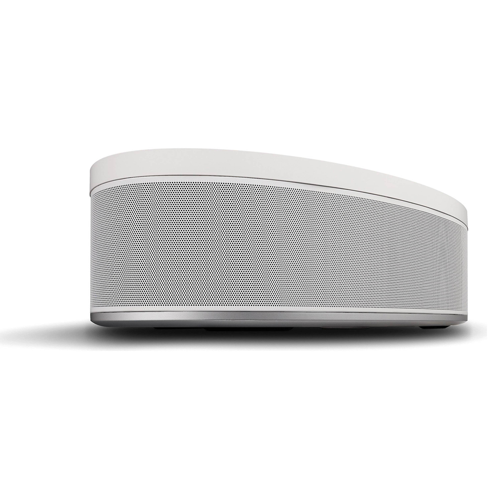 Oval Multi-Room Streaming Audio Unit, Dual-Mode Wi-Fi And Bluetooth Powered Speaker With Wired Connection Interfaces